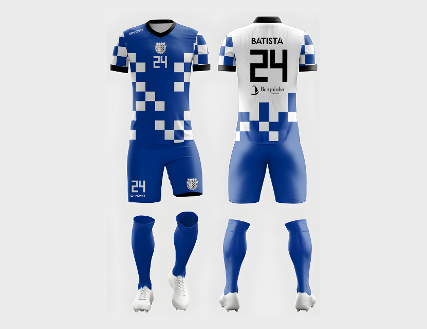 Kit Equipamento GR Jogo Azul UDA 2025/2026